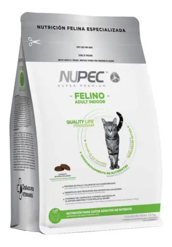 Alimento para gato Felino Indoor 1.5 kilos Nupec