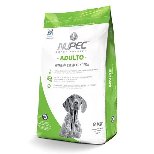 Alimento para perro  Adulto 8 kilos Nupec