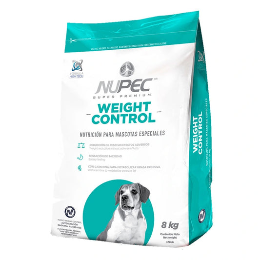 Alimento para perro Weight Control 8 kilos Nupec