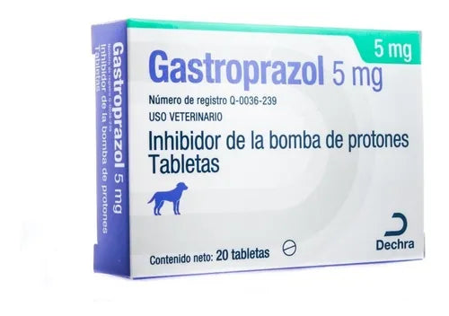 Gastroprazol para perros 5 mg