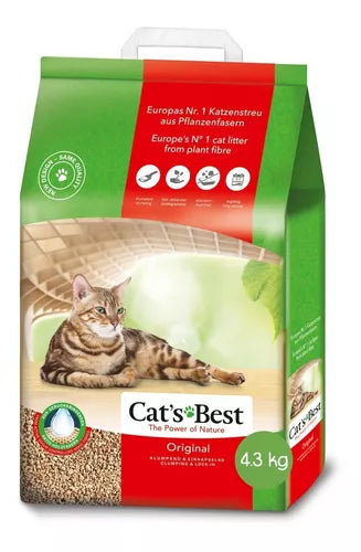 Lecho ecológico para gato Cat´s Best 4.3 Kg.