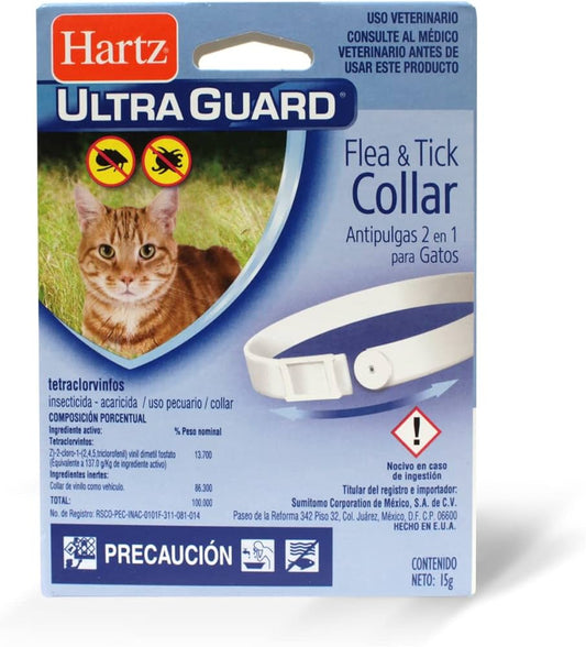 Collar antipulgas para gato